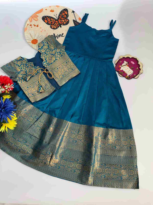 Kid's Soft Silk Gowns