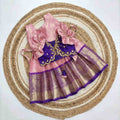 Kids semi Kanchi pattu lehengas by Arhas Couture