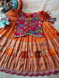 Kid's Tissue Lehengas