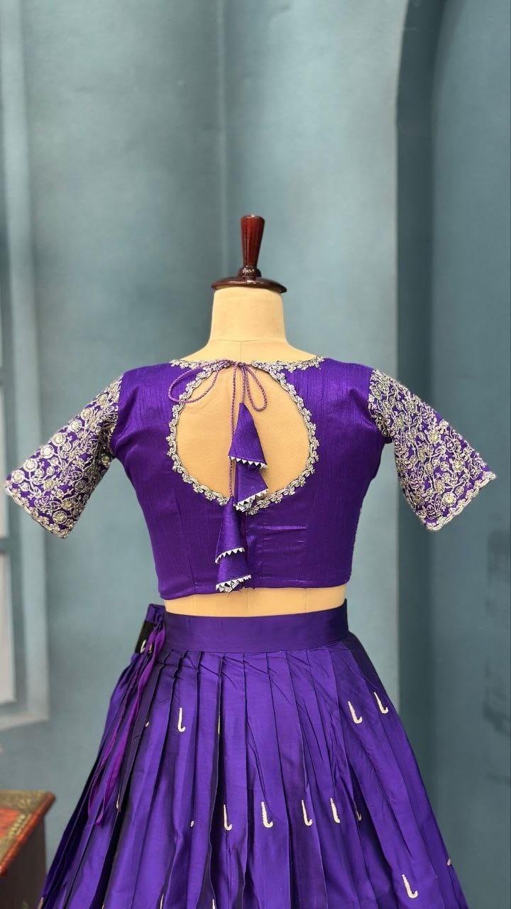 Fancy Paithani silk lehengas by Arhas Couture