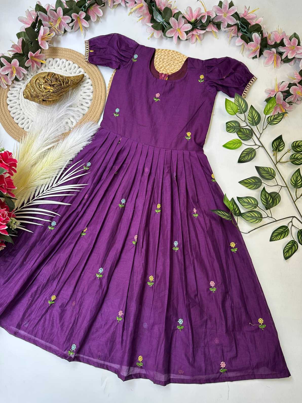 Kid's Threadwork Zipsy Silk Gowns