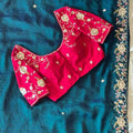 Fancy space silk handwork saree – colour 1 – Arhas Couture
