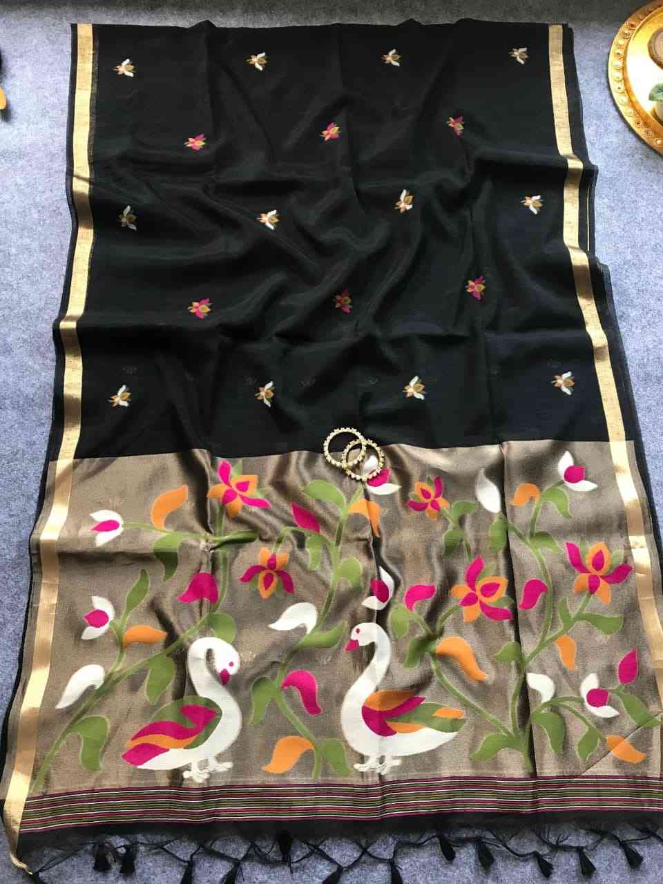 Fancy Jamdani saree – colour 5 – Arhas Couture