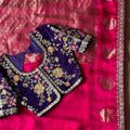 Fancy satin sequence saree – colour 1 – Arhas Couture