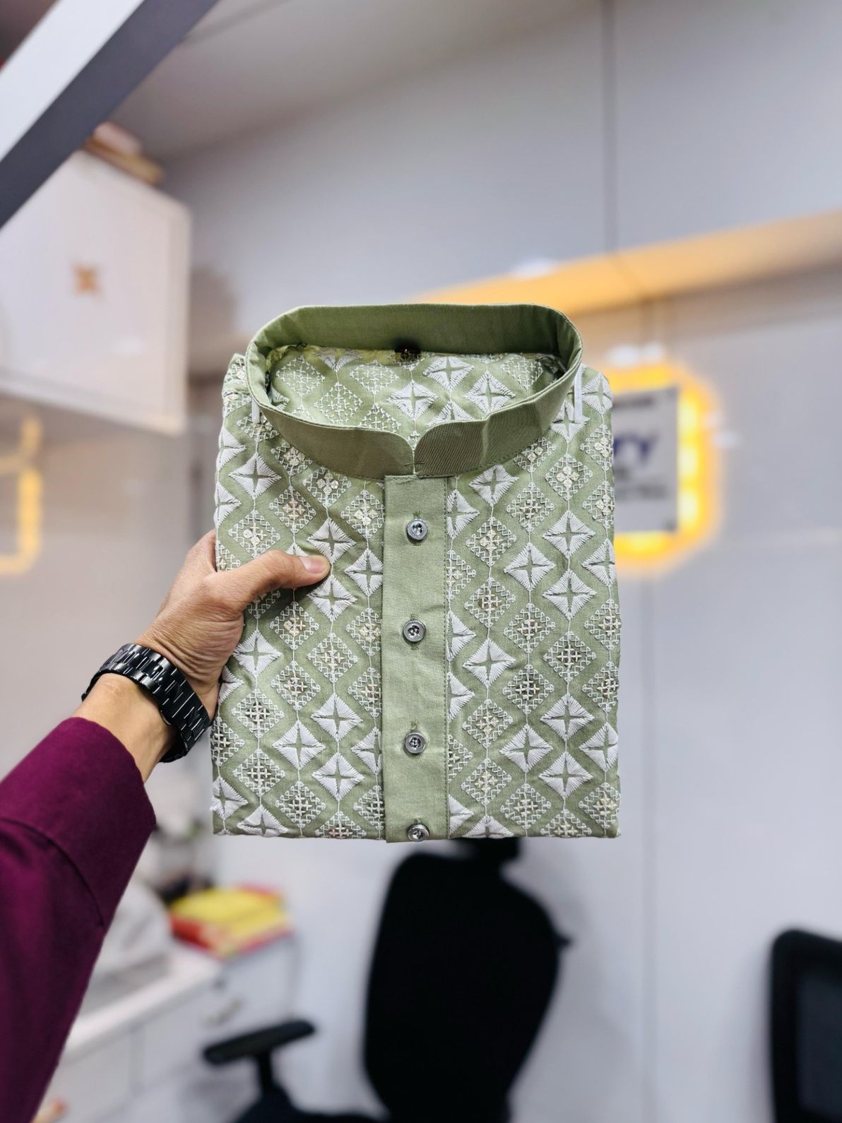 Men's Threadwork Soft Silk Sets