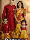 Fancy semi Kanchi family combo – full family sizes – Arhas Couture