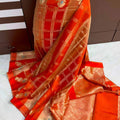 Banarasi Raw Mango Soft Silk Sarees