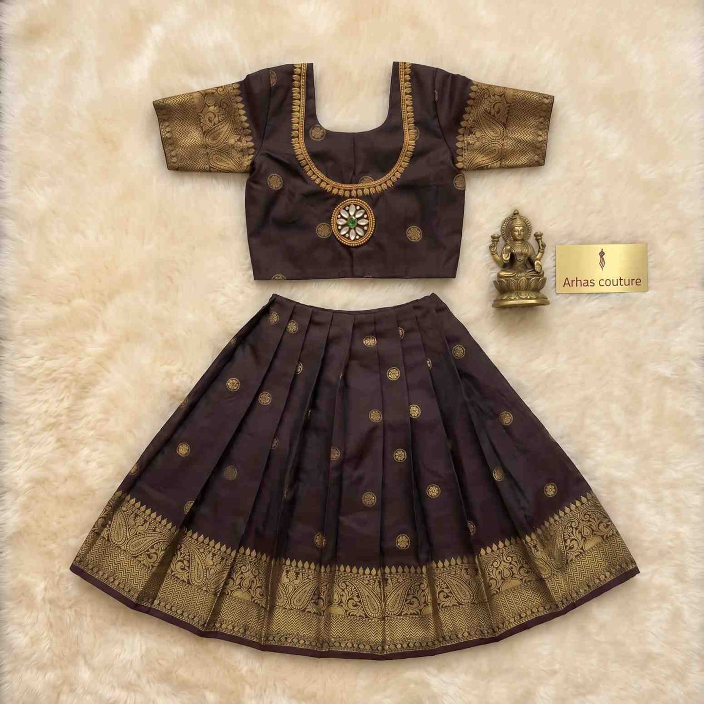 Semi Kanchi family outfit – colour 3 – Arhas Couture