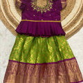 Kid's Semi Kanchi Lehenga