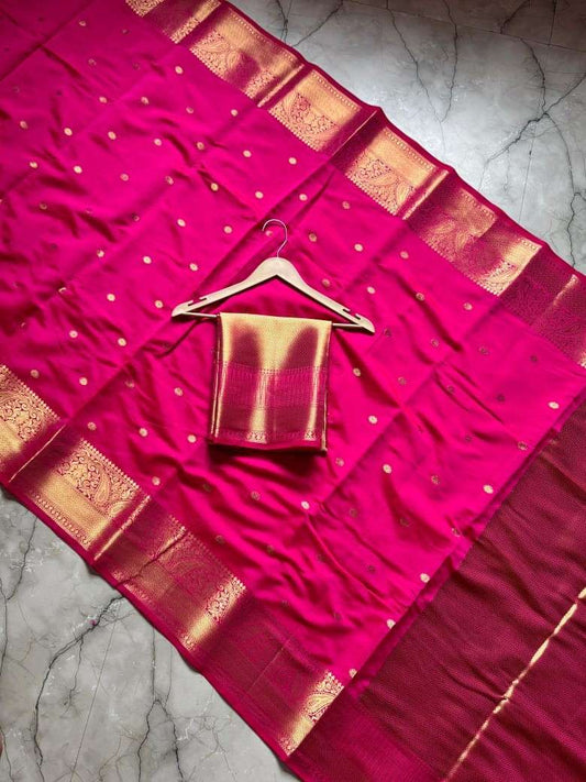 Banarasi Semi Katan Silk Sarees