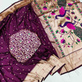 Fancy Paithani saree – colour 8 – Arhas Couture
