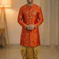 Fancy Banarasi tissue family outfit – full set – Arhas Couture