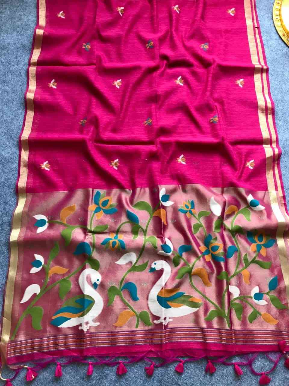 Fancy Jamdani saree – colour 2 – Arhas Couture