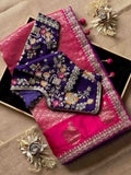 Fancy satin silk sequence saree with multi-colour sequins – Arhas Couture