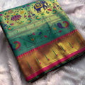 Soft Tissue Paithani Silk Sarees