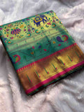 Soft Tissue Paithani Silk Sarees