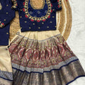 Kid's Banarasi Silk Family Combo