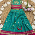 Kid's Narayanpet Silk Lehengas