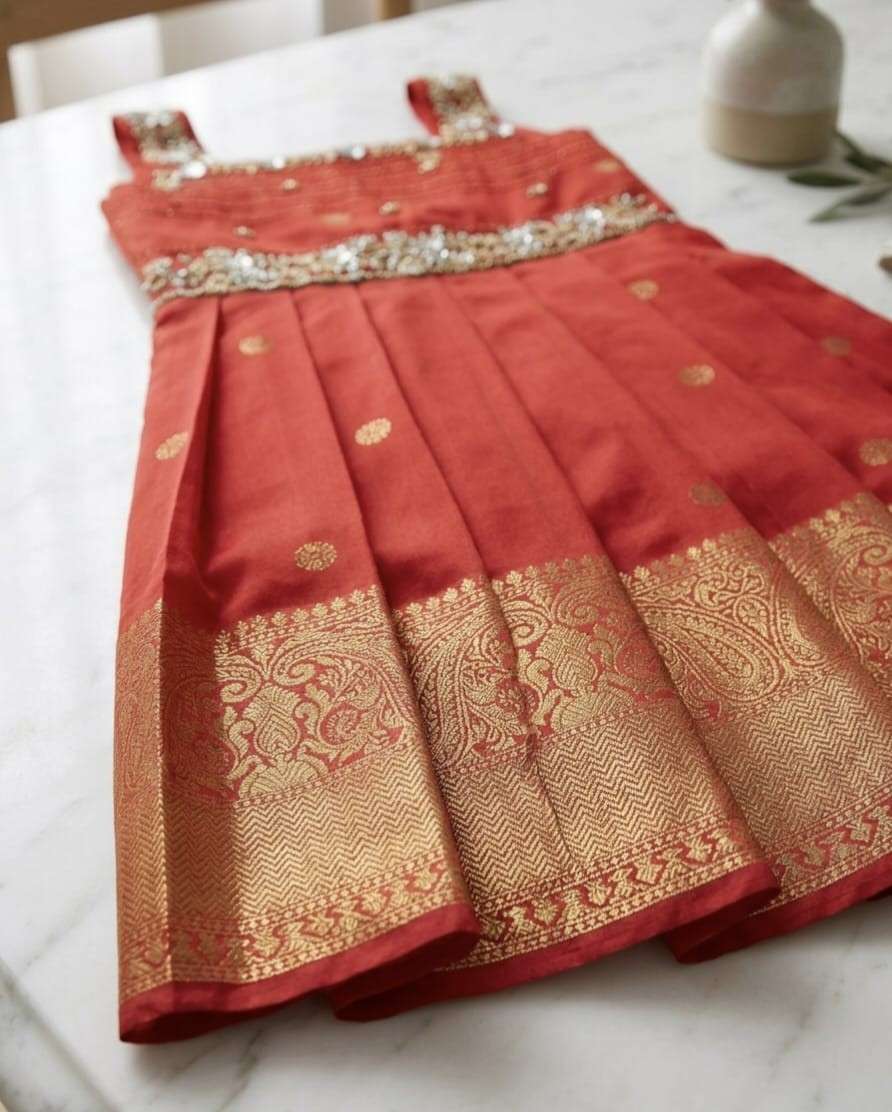 Semi silk family outfit – colour view – Arhas Couture