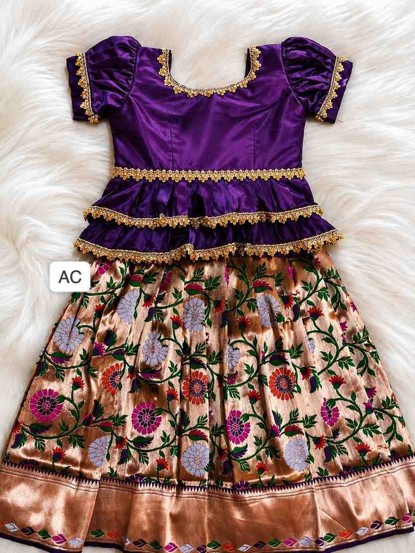 Floral Paithani Family Outfits