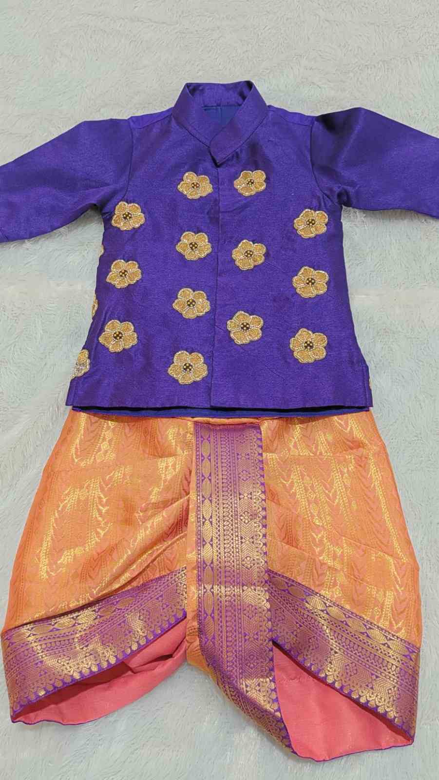 AC's Semi Kanjivaram Family Outfits