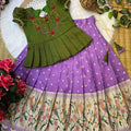 Kid's Russian Dola Silk Lehengas