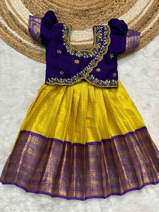 Kid's Maggam Work Lehenga