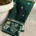 Banarasi Cotton Malai Silk Sarees