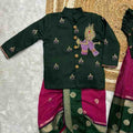 Kid's Banarasi Silk Family Combo