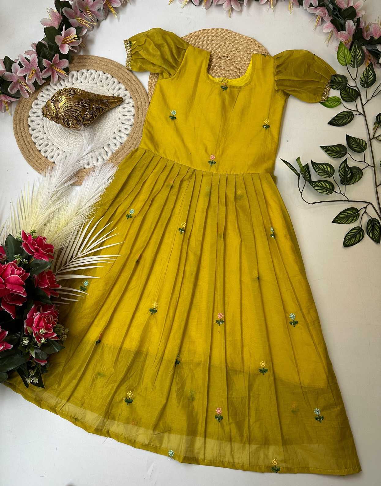 Kid's Threadwork Zipsy Silk Gowns