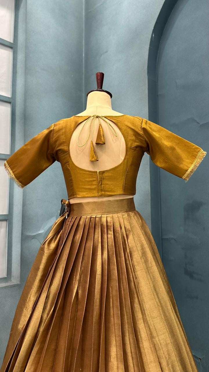 Fancy Viscose tissue silk lehengas by Arhas Couture