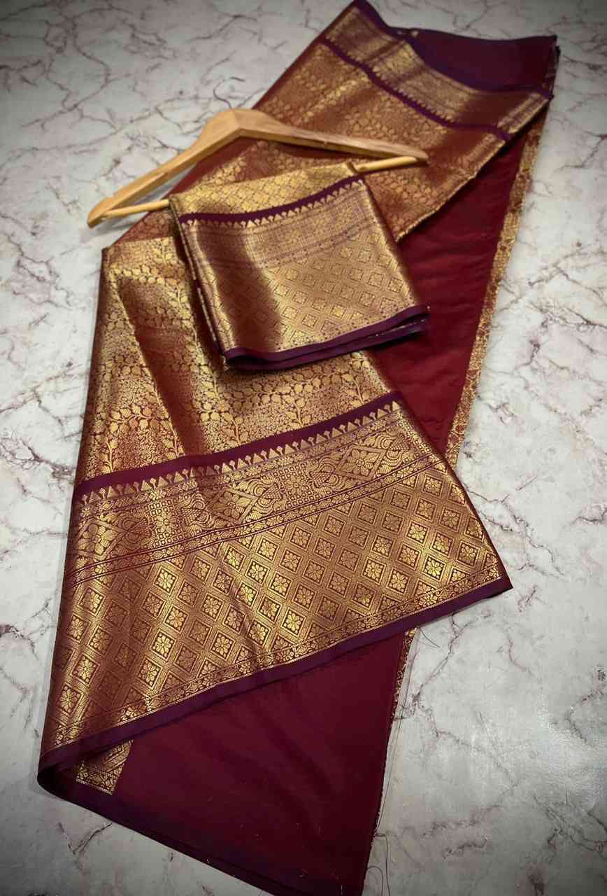 Fancy Banarasi tissue saree by Arhas Couture