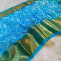 Dyeable Embroidery Silk Sarees