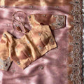 Fancy tissue silk saree – colour view – Arhas Couture