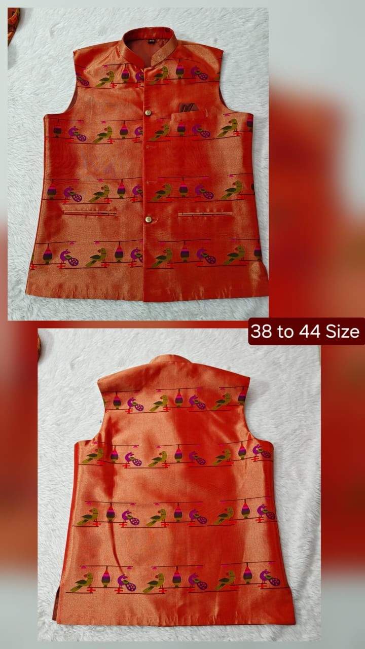 Fancy Paithani jacket – colour 8 – Arhas Couture