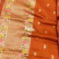 Floral Tussar Silk Sarees