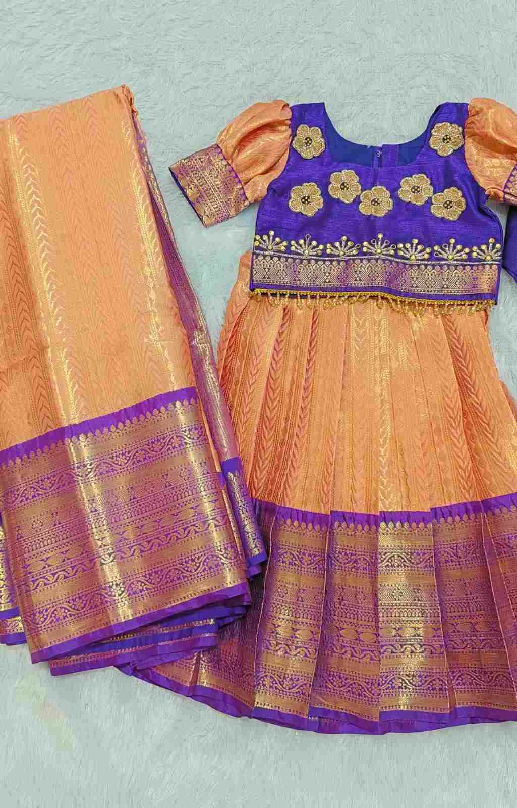AC's Semi Kanjivaram Family Outfits