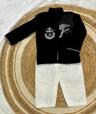 Kid's Velvet Kurta Set