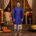 Raw silk family outfit – colour 2 – Arhas Couture