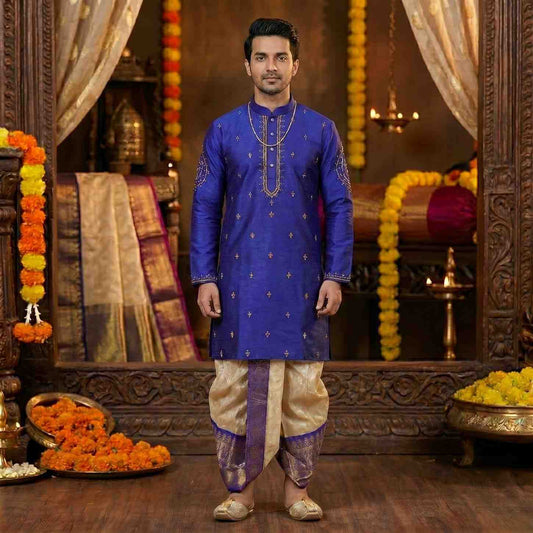 Raw silk family outfit – colour 2 – Arhas Couture