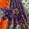 Kids Viscose Dola silk lehengas by Arhas Couture