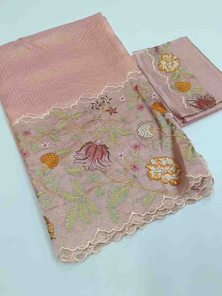 Kora Organza Floral Sarees