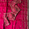Soft Nylon Tissue Crepe Saree