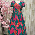 Floral Georgette Gown