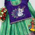 Kid's Semi Kanchi Lehenga