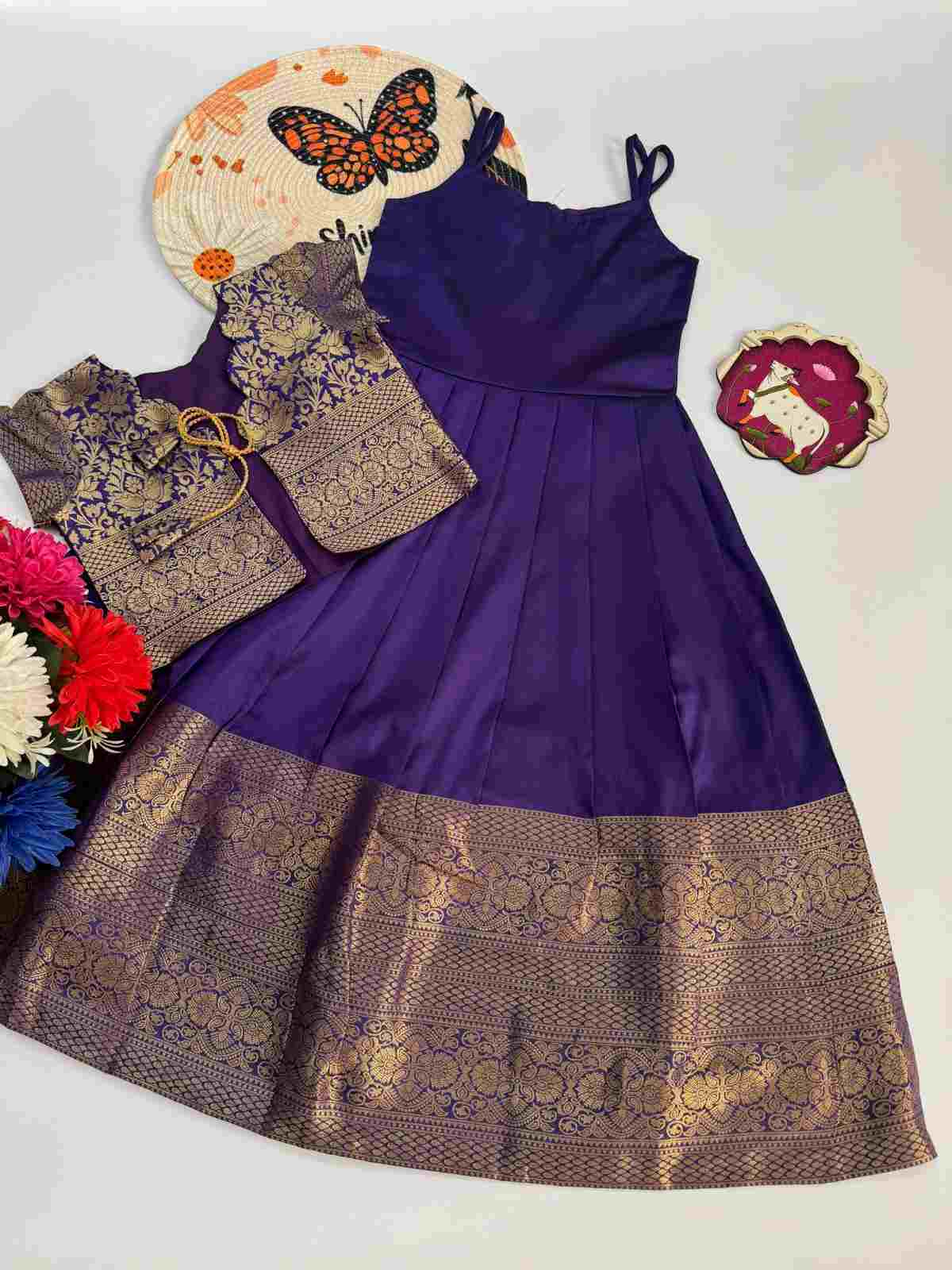 Kid's Soft Silk Gowns