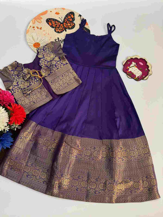 Kid's Soft Silk Gowns