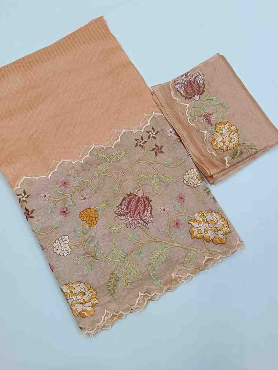 Kora Organza Floral Sarees