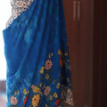 Fancy Parsi Gara saree – colour view – Arhas Couture