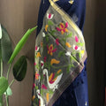 Fancy Muslin linen Jamdani saree with tissue pallu and zari border – Arhas Couture
